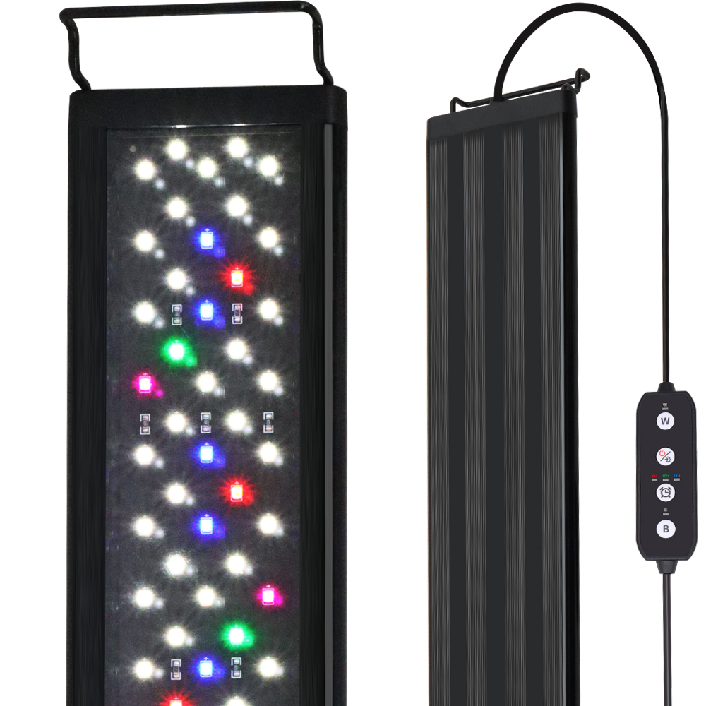 Aquarium Plant Growth - 12-30인치 어항용 풀 스펙트럼 LED 조명,