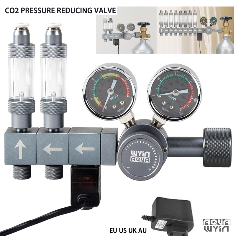 Co2 Regulator Dual Stage - 수족관 DIY CO2 레귤레이터 이중 스테이지