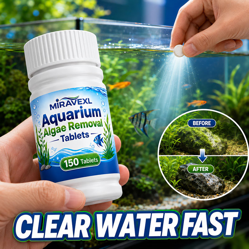 Planted Aquarium With Fish - 미라베엑스엘 150 수족관 조류 제거 정제,