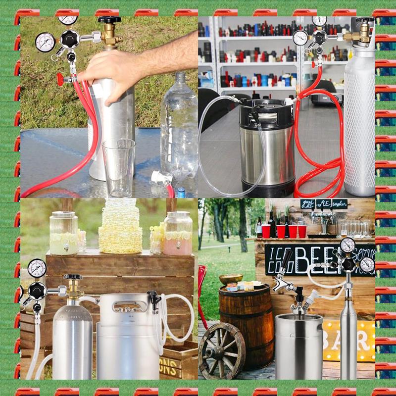 CGA-320 Keg 조절기, 1/4인치 및 5/16인 - Co2 Regulator Dual Stage 리뷰 및 가격