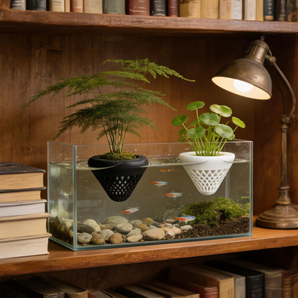 2PCS 플로팅 수족관 식물 홀더, 물고기 탱크용 걸이 - Aquarium Plant Growth 리뷰 및 가격