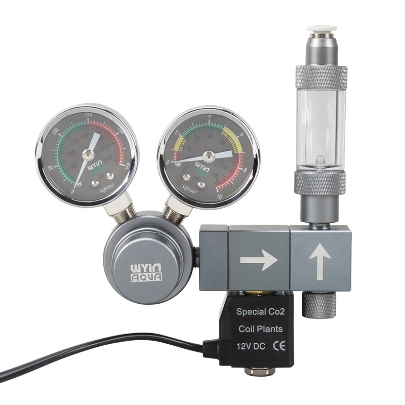 수족관 CO2 조절기 듀얼 미터 솔레노이드 밸브 퀵 플 - Co2 Regulator Dual Stage 리뷰 및 가격